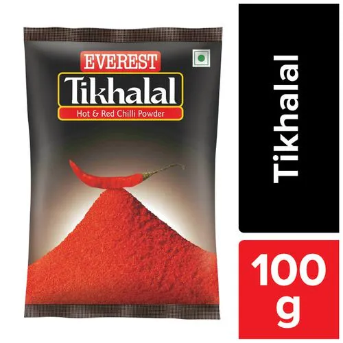 Everest Powder Tikhalal Hot Chilly 100 g Pouch