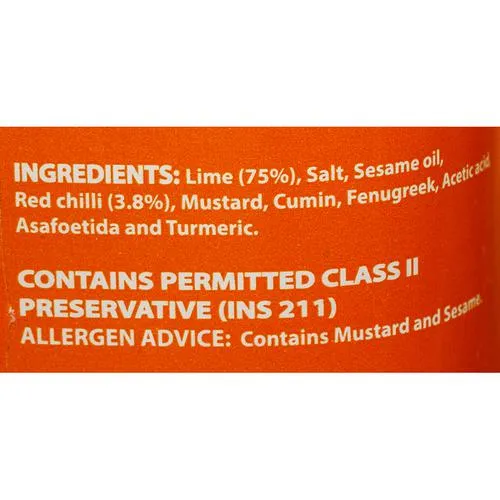 MTR Pickle Lime 500 g Jar