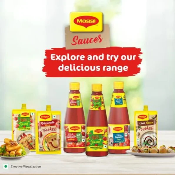 MAGGI Rich Tomato Sauce - No Onion & Garlic, 190 g Bottle