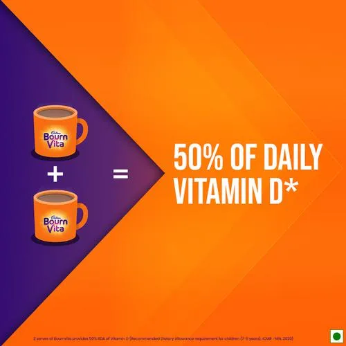 Cadbury Bournvita Chocolate Nutrition Drink, 200 g Jar