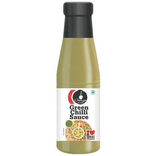 Chings Secret Green Chilli Sauce 190 g Bottle