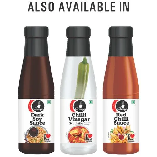 Chings Secret Green Chilli Sauce 190 g Bottle