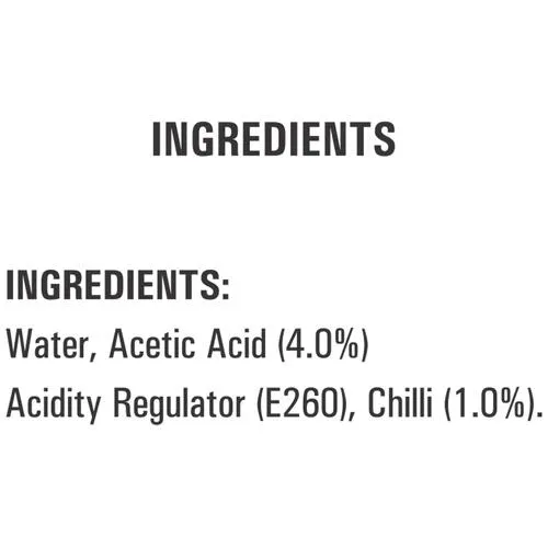 Chings Secret Chilli Vinegar 170 ml Bottle
