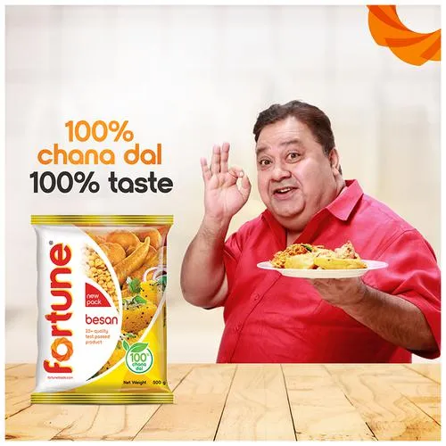 Fortune Besan/Kadale Hittu - Channa 1 kg Pouch