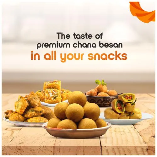 Fortune Besan/Kadale Hittu - Channa 1 kg Pouch