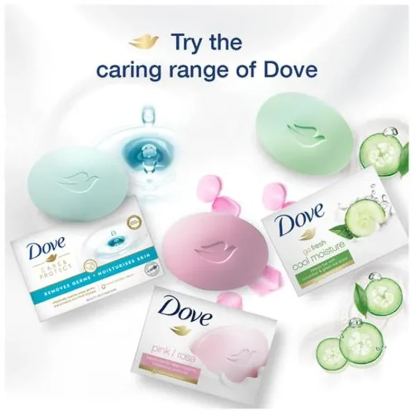 Dove Cream Beauty Bathing Bar, Has 1/4th Moisturizing Cream, 100 g