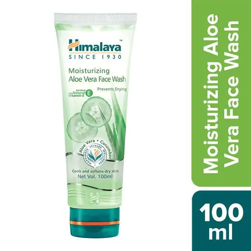 Himalaya Moisturising Aloe Vera Face Wash, 100 ml