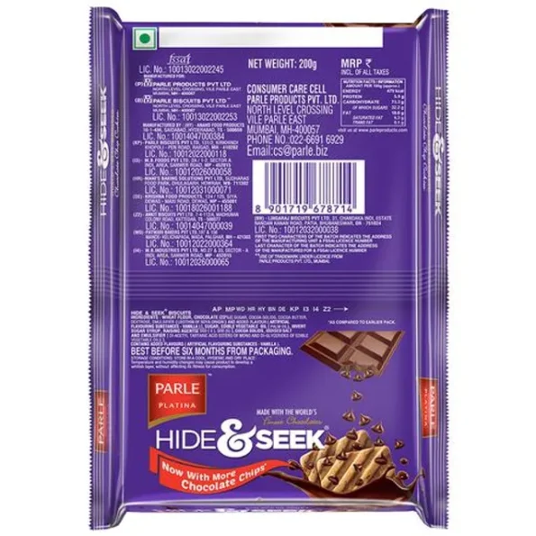 Parle Hide & Seek - Chocolate, 200 g