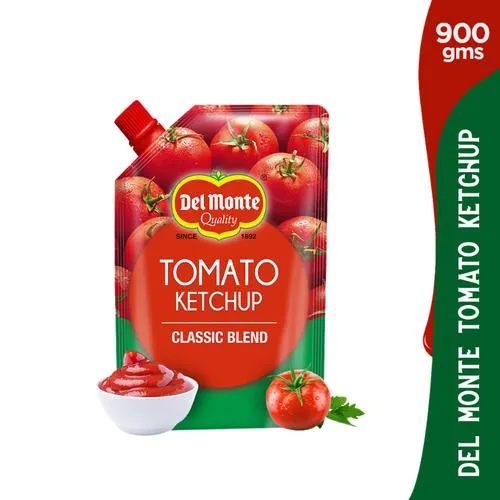 Del Monte Tomato Ketchup - Classic Blend Rich Thick Condiment 900g Spout Pouch