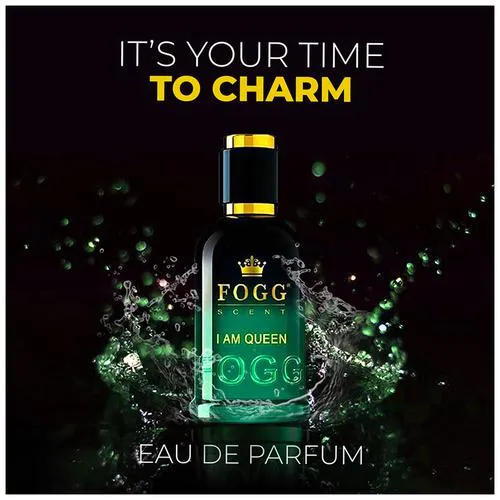 Fogg I Am Queen Scent - Eau De Parfum, Womens Perfume Long-lasting Fresh & Floral Fragrance 100 ml