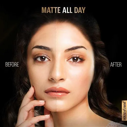Lakme Face Powder - Matte Finish, Oil Control, For Rosy Glow, 40 g Soft Pink