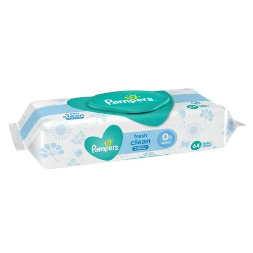 Pampers Wipes - Baby Fresh Clean, 64 wipes