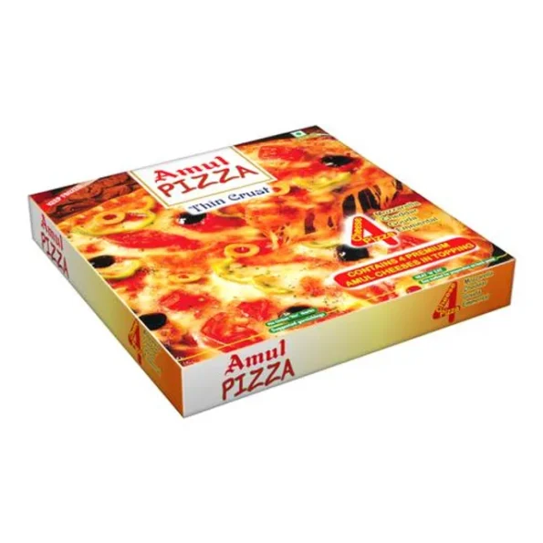 Amul 4 Cheese Pizza, 210 g Pouch