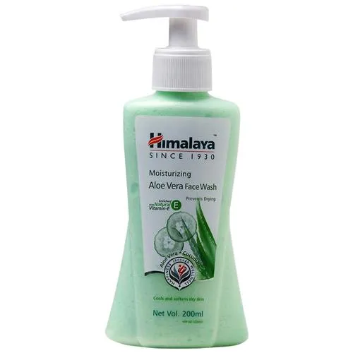 Himalaya Moisturizing Aloe Vera Face Wash, 200 ml