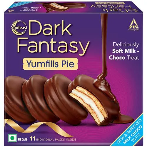 Sunfeast Dark Fantasy - Yumfills Rich Chocolate Pie Cake 242 g