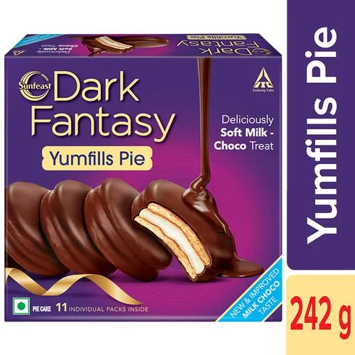 Sunfeast Dark Fantasy - Yumfills Rich Chocolate Pie Cake 242 g
