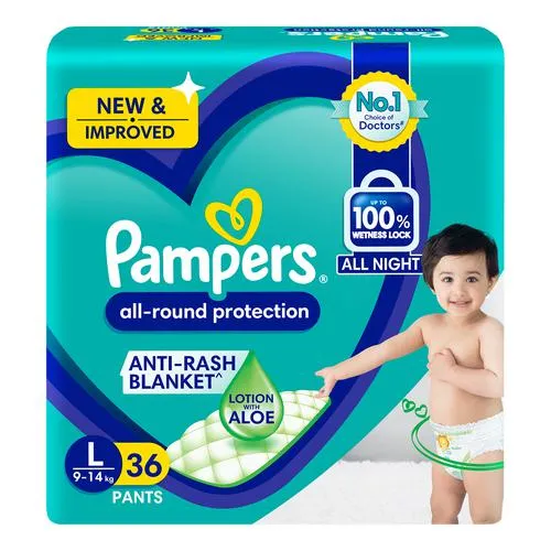 Pampers DIAPER PANTS - LARGE, 36 pcs