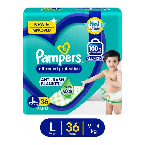 Pampers DIAPER PANTS - LARGE, 36 pcs