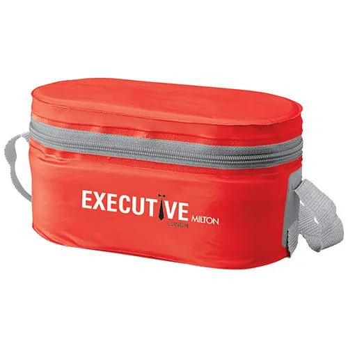 Milton Executive Stainless Steel Lunch/Tiffin Box With Containers & Cover - Red 5 pcs