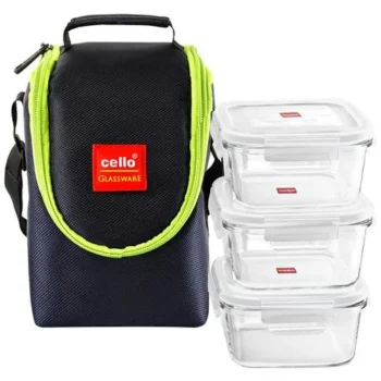 Cello Seal-O-Fresh Glass Lunch/Tiffin Box 1 pc