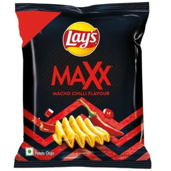 Lays Maxx Potato Chips - Macho Chilli Flavour 15 g