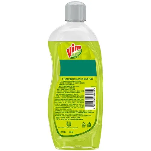 Vim Extra Anti Smell Dishwash Liquid With Pudina 500 ml