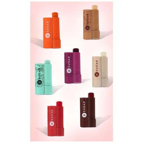 SUGAR Cosmetics Tipsy Lips Moisturising Balm - For Smooth & Plump Lips, Relieves Dryness, Promotes Cell Repair, 4.5 g 02 Cosmopolitan