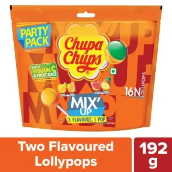 Chupa Chups Mix'up Flavoured Lollipop - With Vitamin C Fruit Juice 192 g (16 pcs)