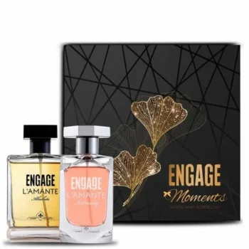 Engage L'amante Eau De Perfume Combo Gift Box - Absolute & Intensity For Men & Women, 100 ml (Pack of 2)