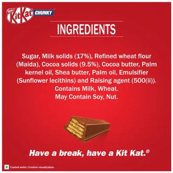 Nestle Kitkat Chunky Milk Chocolate Bar, 40 g
