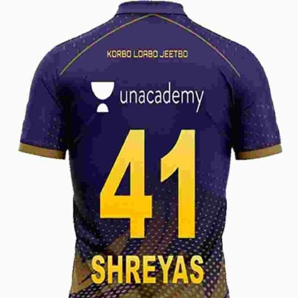 KKR Cricket Team Jersey - 2024