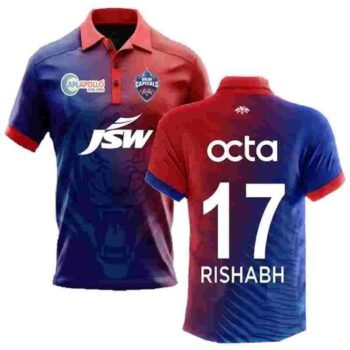 Delhi Cricket Team Jersey 2024 - Rishab Pant 17
