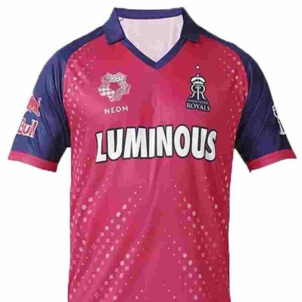 Rajasthan Cricket Team Jersey 2024 - Samson 11
