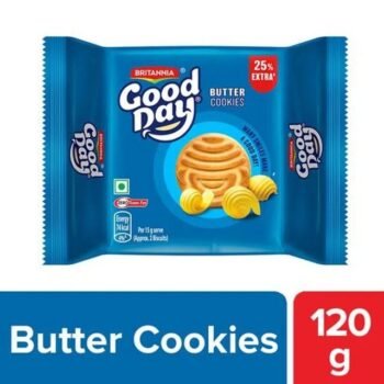 Britannia Good Day - Butter Cookies, Crunchy Teatime Snack 120 g